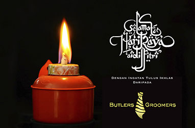 Wishing all our clients and friends Selamat Hari Raya Aidilfitri - Maaf Zahir dan Batin From Benji™ and the rest of us at Butlers & Groomers™